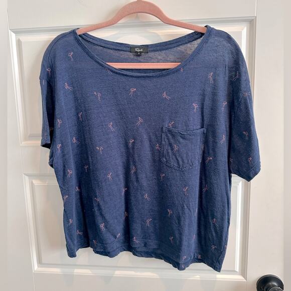 Rails Flamingo T-Shirt Blouse Top - Picture 1 of 3